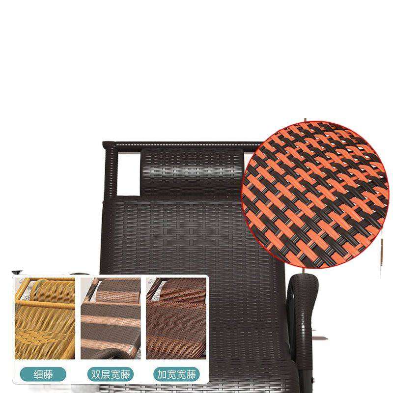 Rocking Chair Recliner Rocking Lazy Chair Rattan Chair for Adults Home Outdoor Living Room Balcony Nap Elderly Leisure Rattan Chair Factory