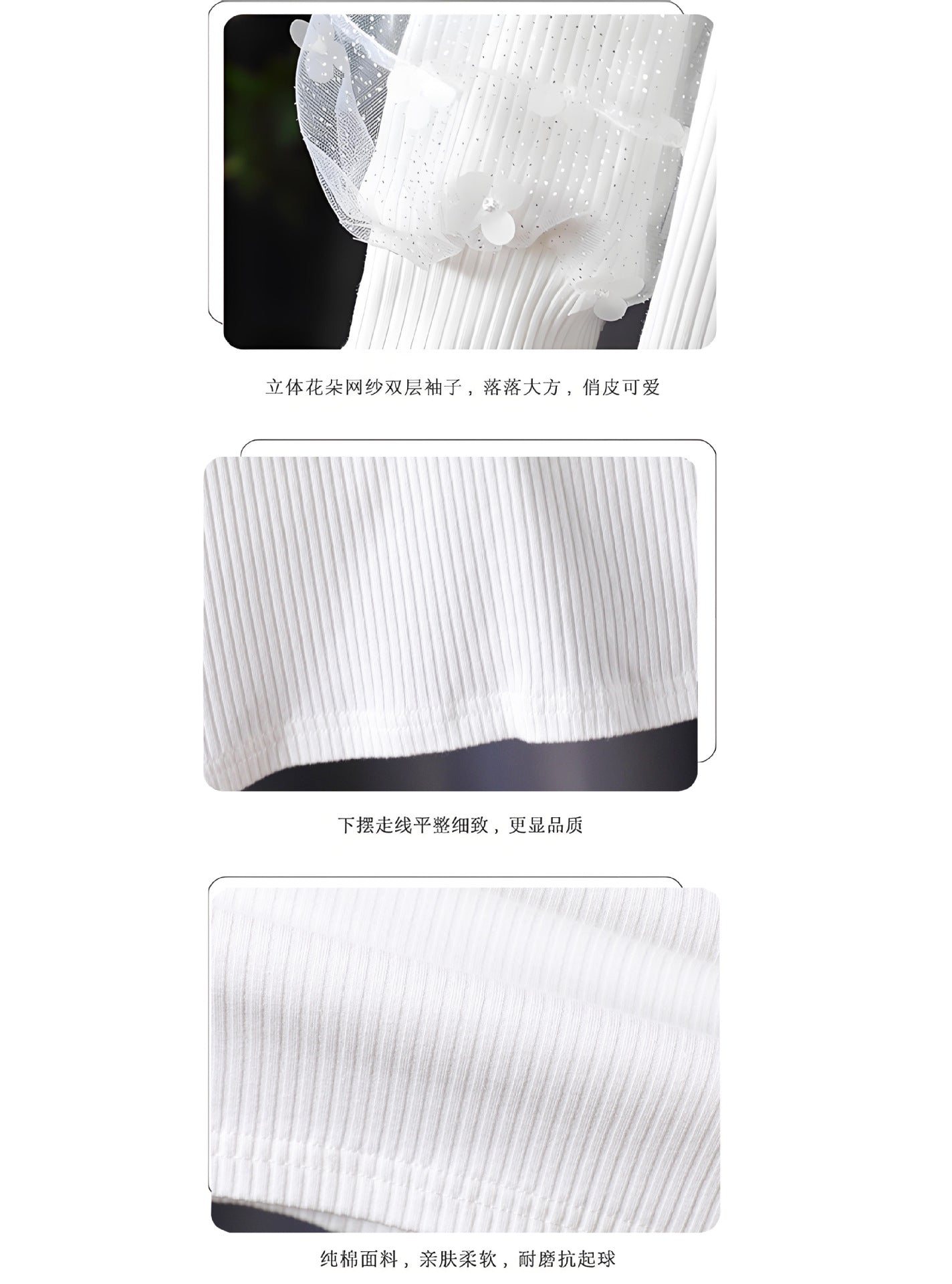 Upscale2025New Style Girls' Long Sleeve Tops Spring and Autumn Children's Lace Collar White Inner Wear Stylish for Little Girls t T-shirt6