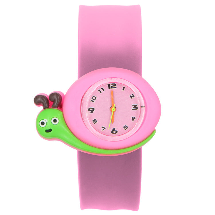 Children's Watch Cartoon Pat Watch Kindergarten Elementary School Silicone Toy Pat Circle Anime Peppa Pig Electronic Watch