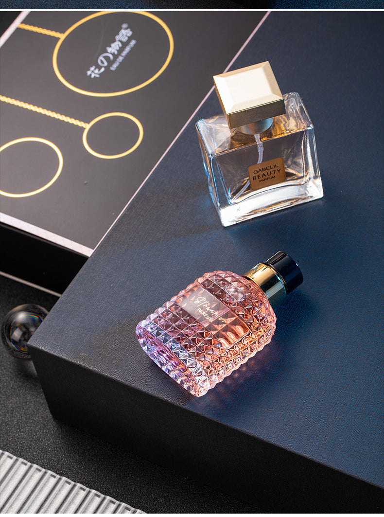 Flower Story Gift Box Women's Perfume Four-piece Set Perfume Wholesale Long-lasting Light Fragrance Recommended Black Coffee Perfume Women