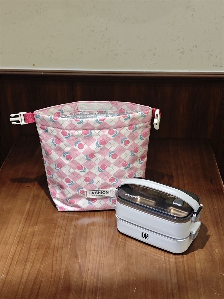New Cartoon High-Value Aluminum Foil Insulated Student Lunch Bag Versatile Artistic Handheld Waterproof Office Worker Lunch Box