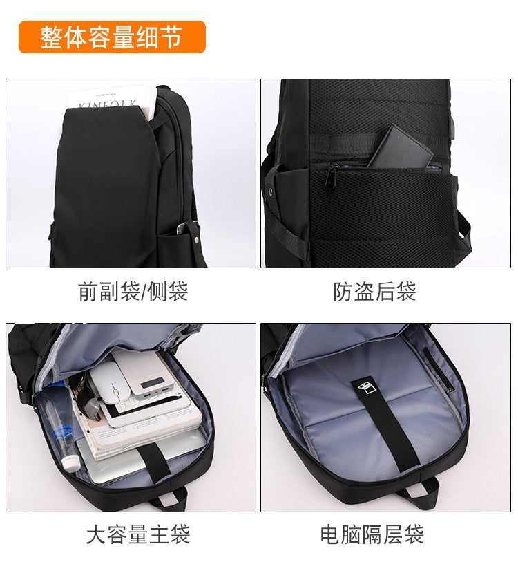 Business Backpack Men's Backpack Cross-Border Multi-Function Computer Bag Outdoor Travel Bag Student School Bag Printable LOGO http://detail.1688.com/offer/680385049956.html