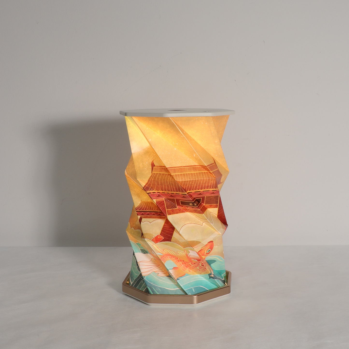 Book Lamp Nezha Folding Rotating Lantern Creative Mid-Autumn Festival Gift University Campus Cultural and Creative Anniversary Celebration Book Lamp