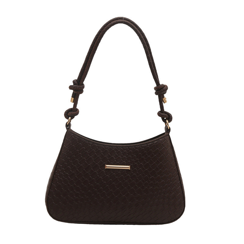 New Commuting Solid Color Underarm Bag Crossbody Bag Simple Fashion Single Shoulder Bag2025Spring Elegant Women's Handbag