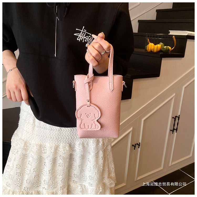 Women's Bag Single Shoulder Crossbody Bag Versatile Handbag New Simple Style Basket Fashionable Spring2025Fashion