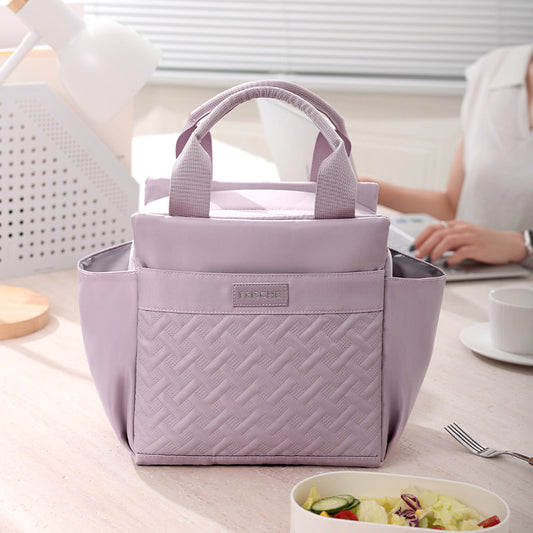 Runhui Croissant Lunch Bag Office Worker Lunch Box Handbag Student Lunch Box Bag Fresh-Keeping Ice Bag Outdoor Insulated Bag