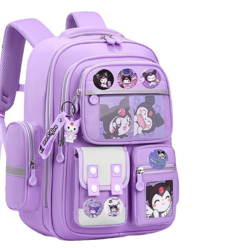 Schoolbag for Elementary School Girls, Spine Protection, Grades 1-6, Cute Large Capacity, Lightweight Children's Backpack http://detail.1688.com/offer/957363191260.html