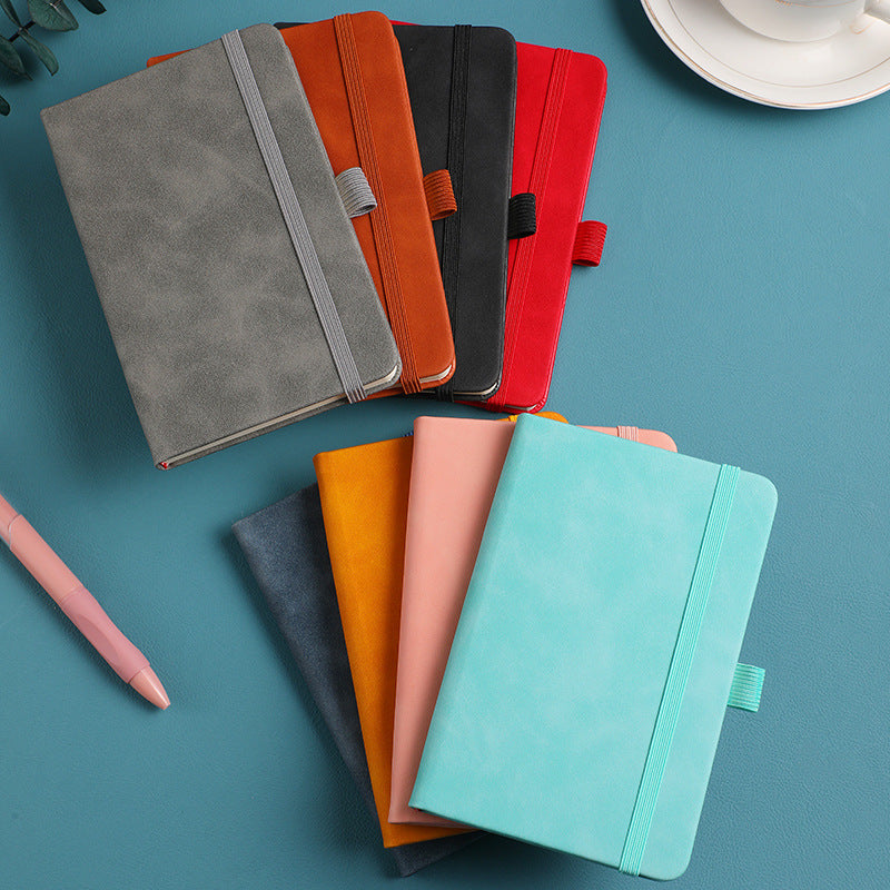 In-stock Cross-border Amazon A6Business Office Notebook Journal Internet Celebrity Planner Student Simple Strap Notebook