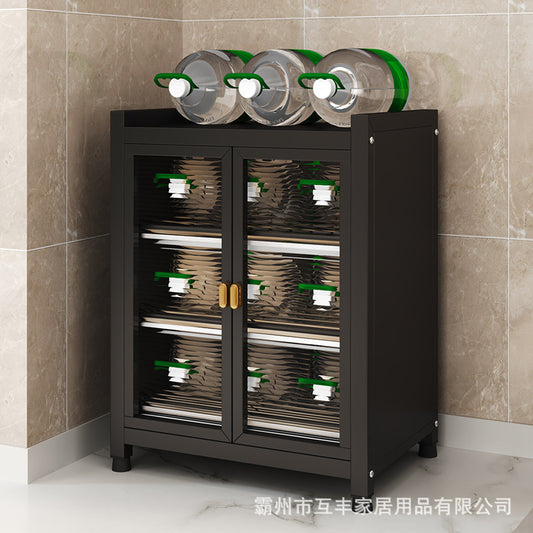 Kitchen Multifunctional Storage Rack Dustproof Dish Organizer Household Countertop Draining Bowl Cabinet Chopsticks Plate Storage Rack