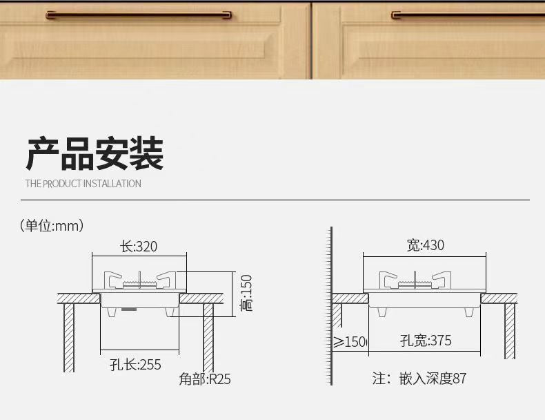 Gas Stove Single Burner High Heat Home Use Countertop Liquefied Gas Single Eye Single Burner Energy-saving Timer Gas Stove for Smooth Stir-frying