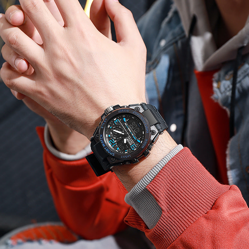Men's New Series Electronic Watch Special Forces Style Digital Student Watch Men's Anti-fall Alloy