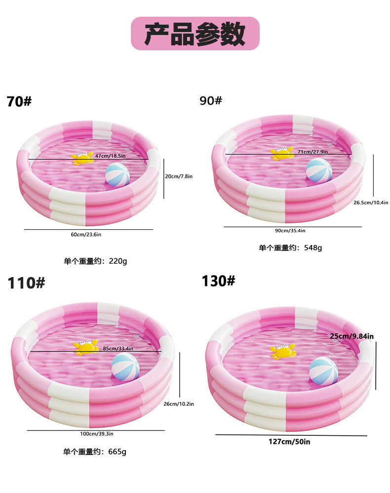 Cross-Border Children's Inflatable Swimming Pool Home Family Pool Thickened Plastic Baby Infant Swimming Pool Ocean Ball Pool