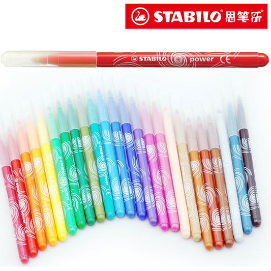 Germany stabilo Sipile Power Music280 Washable Watercolor Pens12/18/24/30Color Painting Set