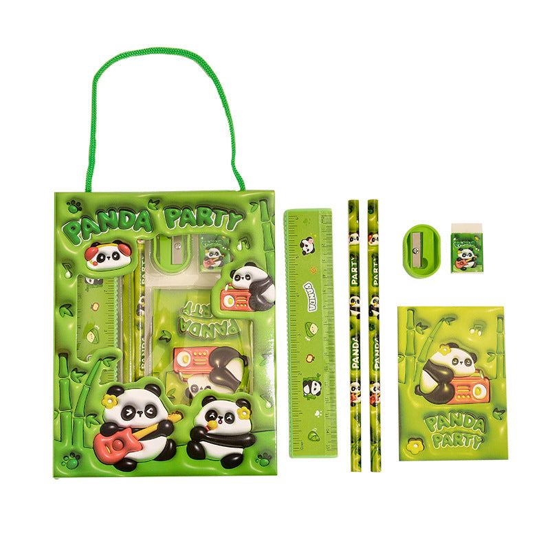 Creative Pencil Six-piece Stationery Set Handheld Gift Box Cartoon Elementary School Children's Day Back-to-School Season Gift Wholesale http://detail.1688.com/offer/926357993004.html