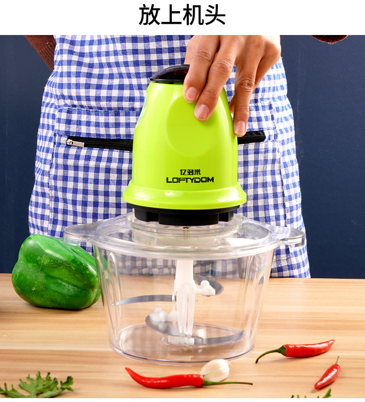 Kitchen Household Electric Meat Grinder Stainless Steel Multifunctional Meat Mincer Mixer Food Processor Small Meat Chopper
