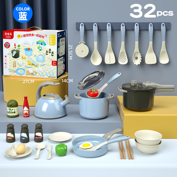 Free shipping children's pretend play kitchen toys Girl Cooking Induction Cooker Stir-fry Vegetable Fruit Cutting Fun Knife Holder Kitchenware