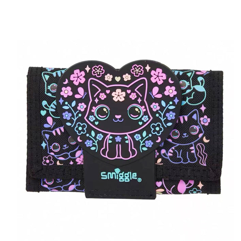 Australia smiggle School Bag Primary and Secondary School Students Big Eye Cat Gradient Cat Schoolbag Girl Backpack Trolley School Bag http://detail.1688.com/offer/949669119060.html