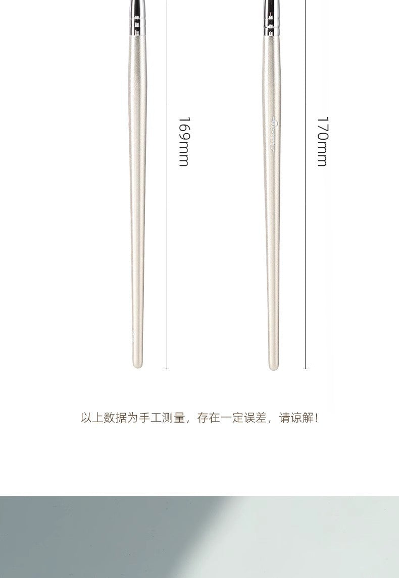 Guo Xiaotou Same Style Angled Eyeliner Brush Fine Drawing Aegyo-sal Eyelid to Tear Trough Eye Detail Brush Makeup Special