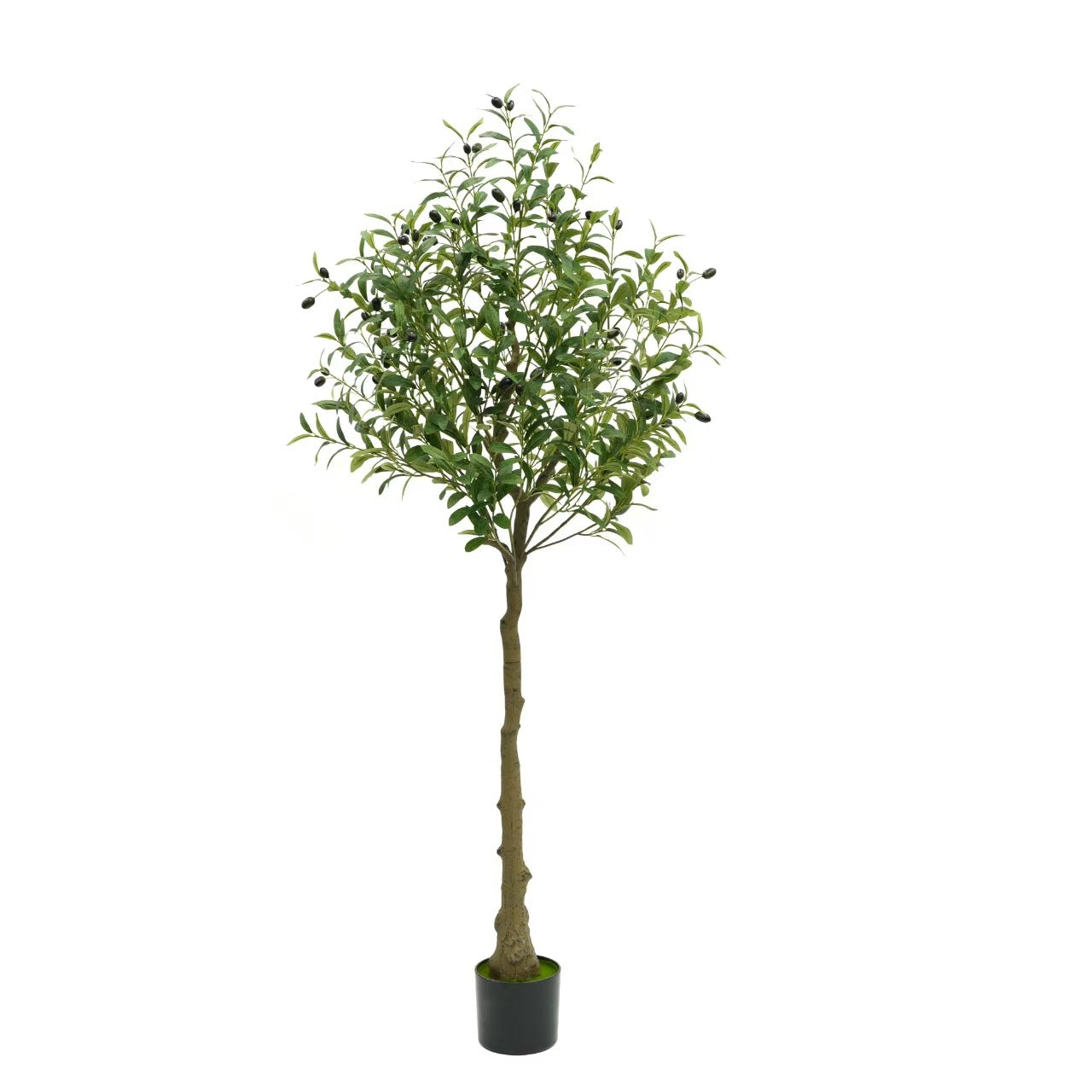 Artificial Plants Amazon Foreign Trade Wholesale Fake Tree Potted Artificial Olive Tree Indoor Large Green Plant Floor Ornament