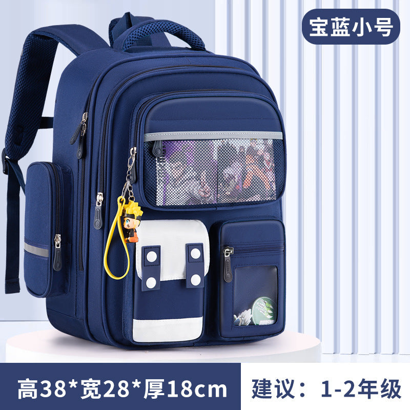 Schoolbag Primary School Girl Large Capacity Dirty Resistant Children's Schoolbag6-12Men's Weight Loss1-6Elementary School Student Backpack http://detail.1688.com/offer/727797868983.html