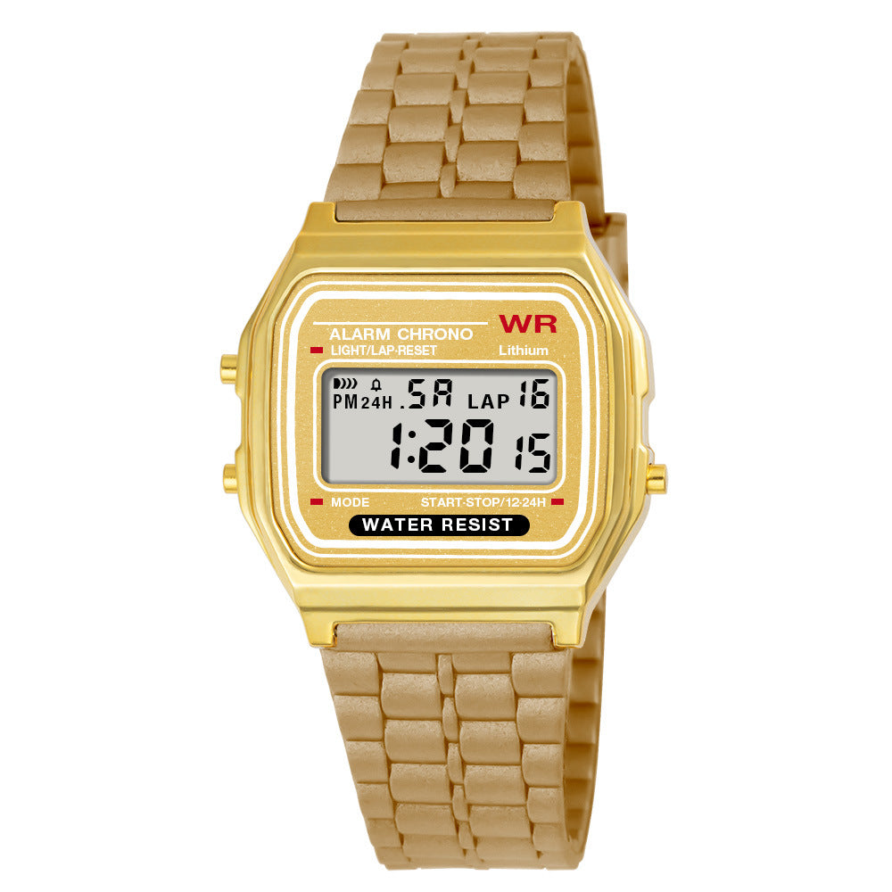 Foreign Trade LED Junior and high school students timing outdoor electronic watch men and women sports luminous alarm electronic watch wholesale