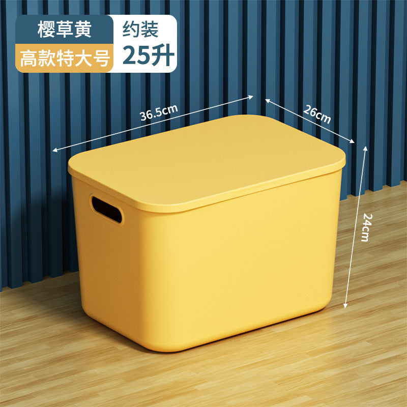 Storage Box Desktop with Lid Plastic Miscellaneous Snacks Cosmetics Box Rectangular Storage Basket Storage Box Organizing Box