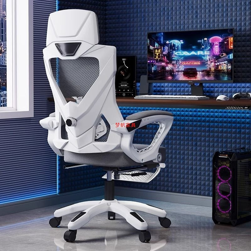 E-Sports Gaming Chair Computer Chair Reclining Nap Lift Swivel Footrest Office Chair Ergonomic Chair Comfortable for Long Sitting