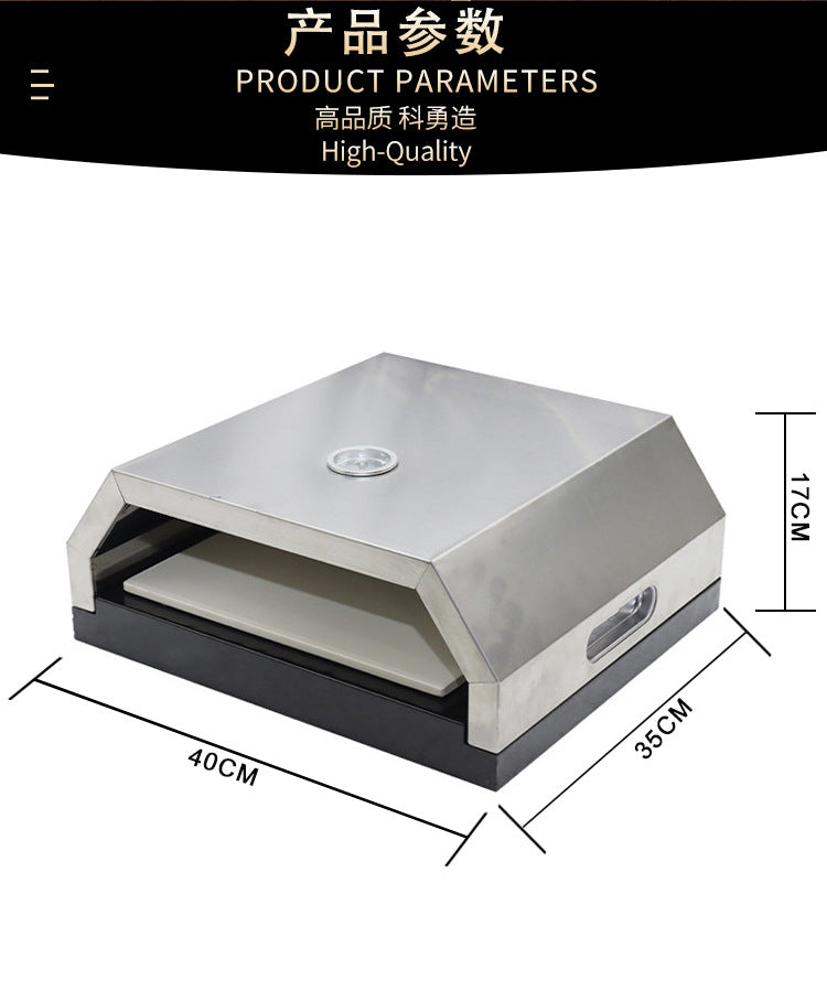 Wholesale Stainless Steel Pizza Oven with Pizza Stone Bread Baking Oven Portable Pizza Oven pizza oven