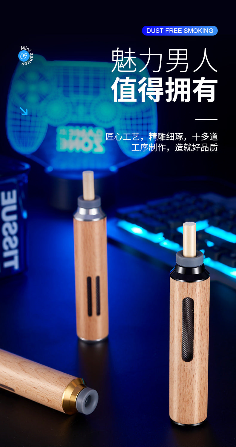 Car Ashtray Anti-ash Artifact Portable Car Ashtray Smoking Artifact Driving Lazy Anti-flying Ash Cigarette Holder
