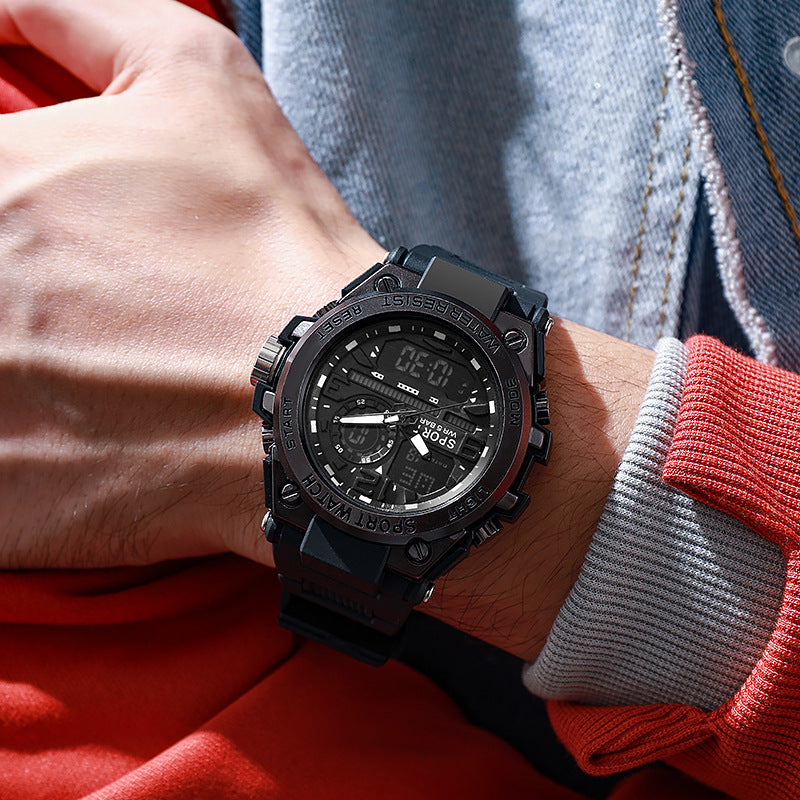 Men's New Series Electronic Watch Special Forces Style Digital Student Watch Men's Anti-fall Alloy