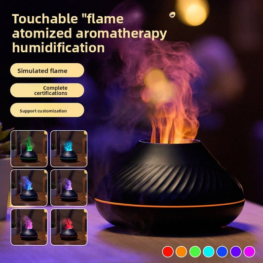 Flame Aromatherapy Machine Office Desktop Humidifier Car mounted Automatic Spray Fragrance Home Essential Oil Diffuser