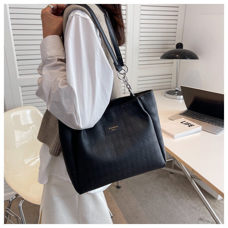Large Capacity Bag Women's Bag2025Summer New Style Niche Commuter Bag Versatile Shoulder Bag Tote Bag Wholesale