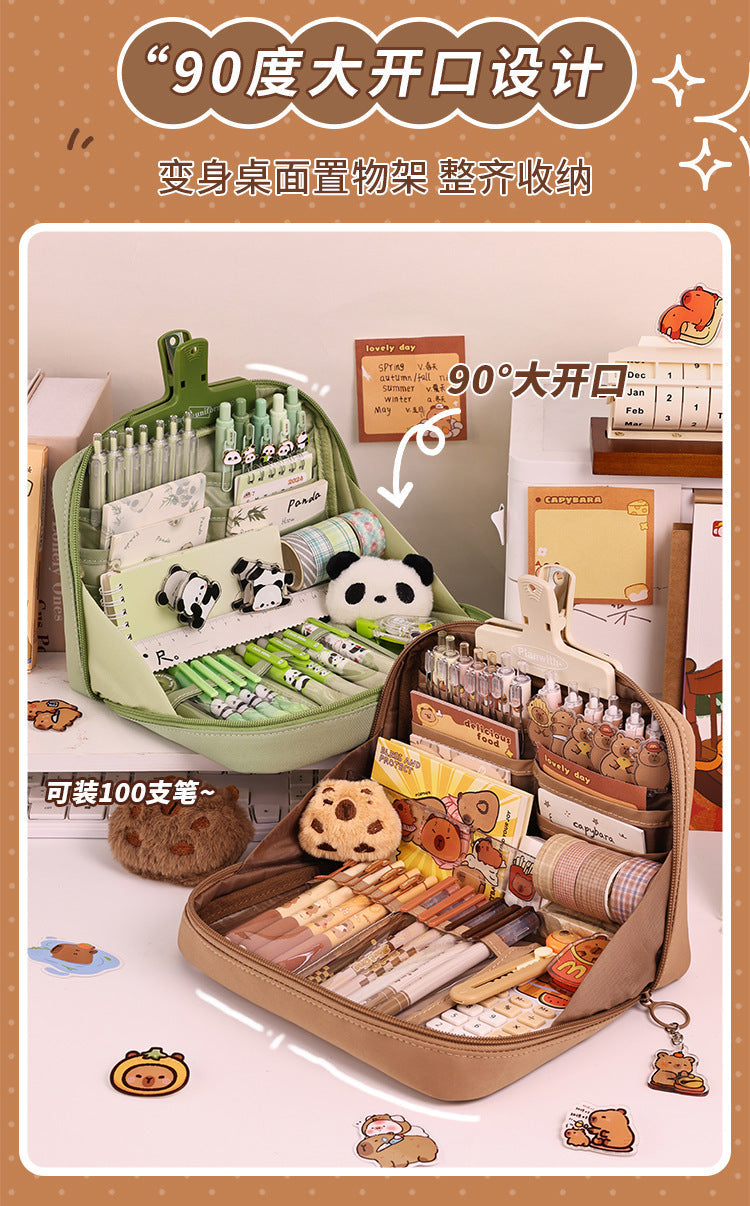 Back-to-School Season Stationery Box for Elementary School Students with a High-End Feel12Layer Pencil Case ins High-Quality Multi-Functional Stationery Bag Pencil Case http://detail.1688.com/offer/965484230964.html