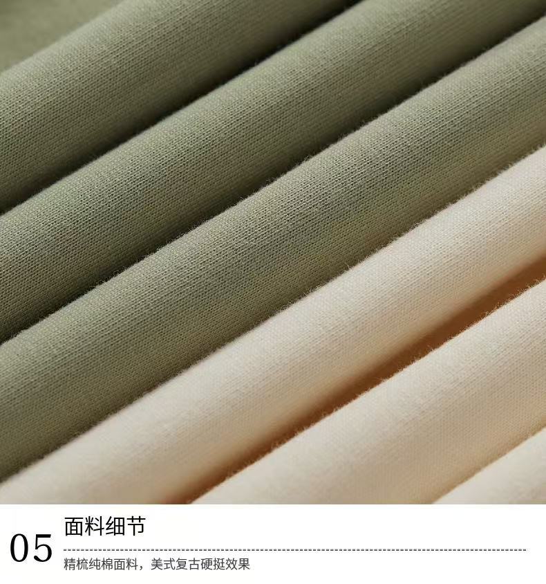 New T Shirt for Men and Women Summer Simple Basic Heavy Cotton Casual Multi-color Versatile
