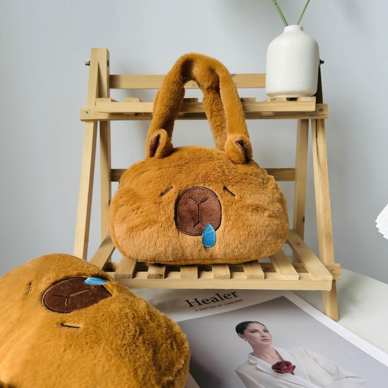 Manufacturer Wholesale Plush Handbag81-inch Claw Machine Doll Cartoon Cute Plush Toy 8inch Claw Machine Toy