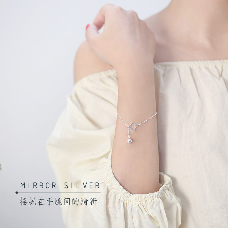 Korean Versatile Pearl Bracelet for Women ins Niche Style High-End Titanium Steel Bracelet Couple Bracelets Wholesale