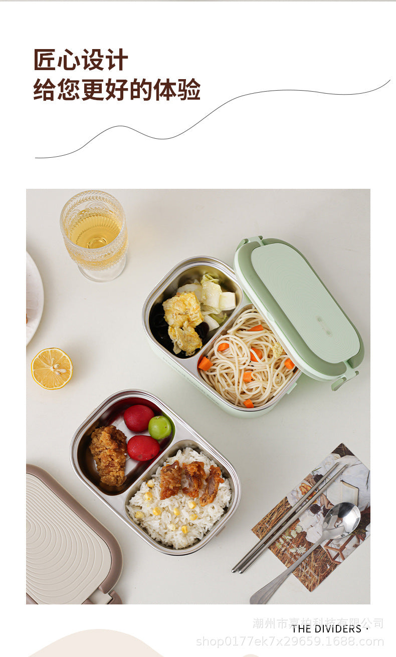 Hộp đựng cơm trưa giữ nhiệt 304Stainless Steel Portable Constant Temperature Lunch Box