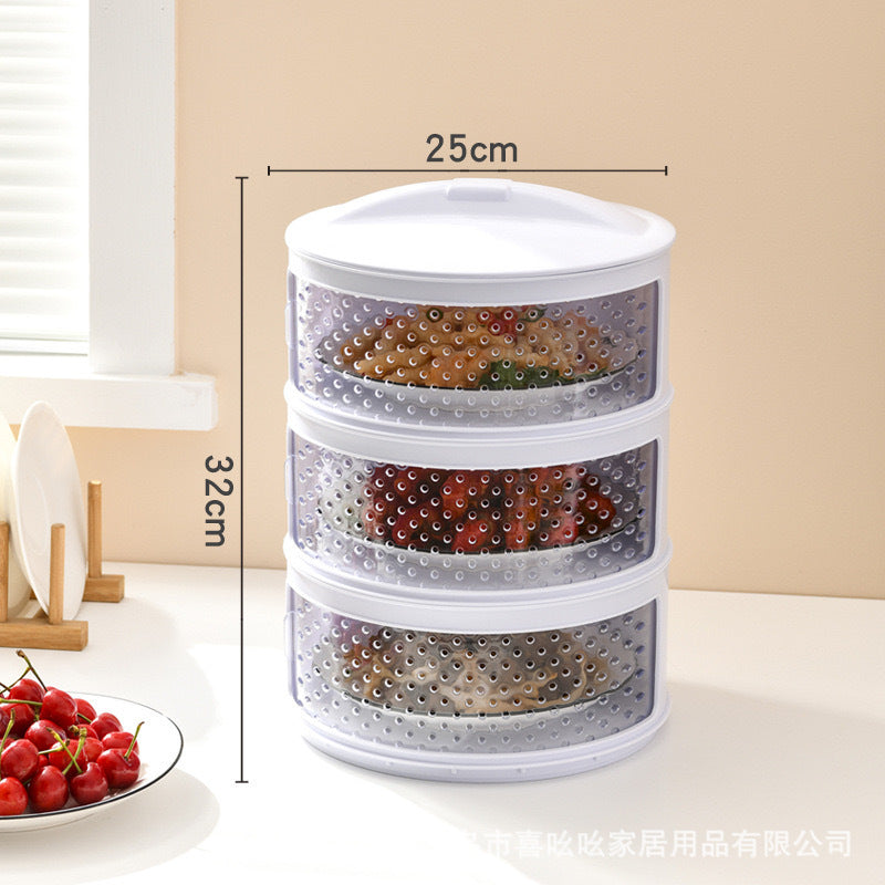 Table Cover for Dishes, New Household Dining Table Leftover Storage Cabinet, Food Cover to Prevent Flies and Mosquitoes, Food Storage Rack