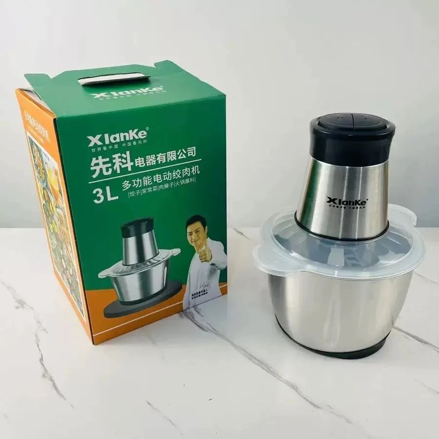 Yiduomi Household Meat Grinder3L Stainless Steel Electric Meat Grinder Wholesale Commercial Small Vegetable Chopper Kitchen Processor