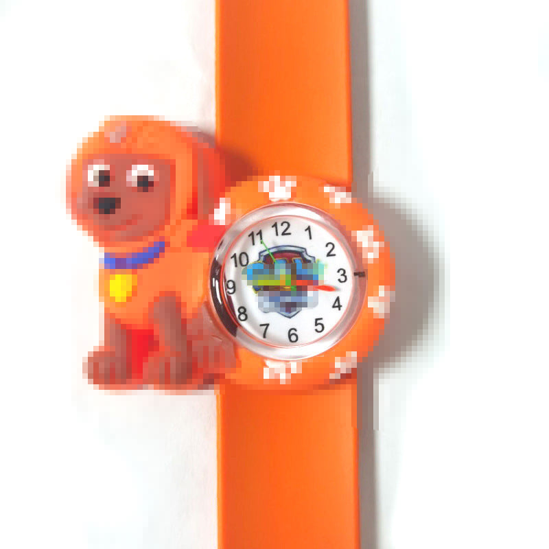 Children's Watch Cartoon Pat Watch Kindergarten Elementary School Silicone Toy Pat Circle Anime Peppa Pig Electronic Watch