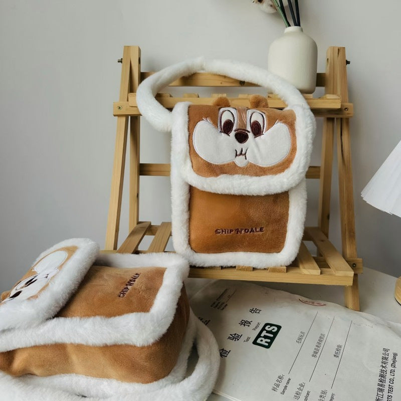 Manufacturer Wholesale Plush Handbag81-inch Claw Machine Doll Cartoon Cute Plush Toy 8inch Claw Machine Toy