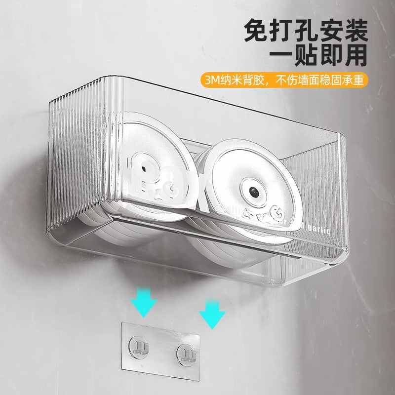 Younai Kitchen Onion Ginger Garlic Storage Box Wall-Mounted Vegetable Seasoning Storage Artifact Multi-Functional Shelf