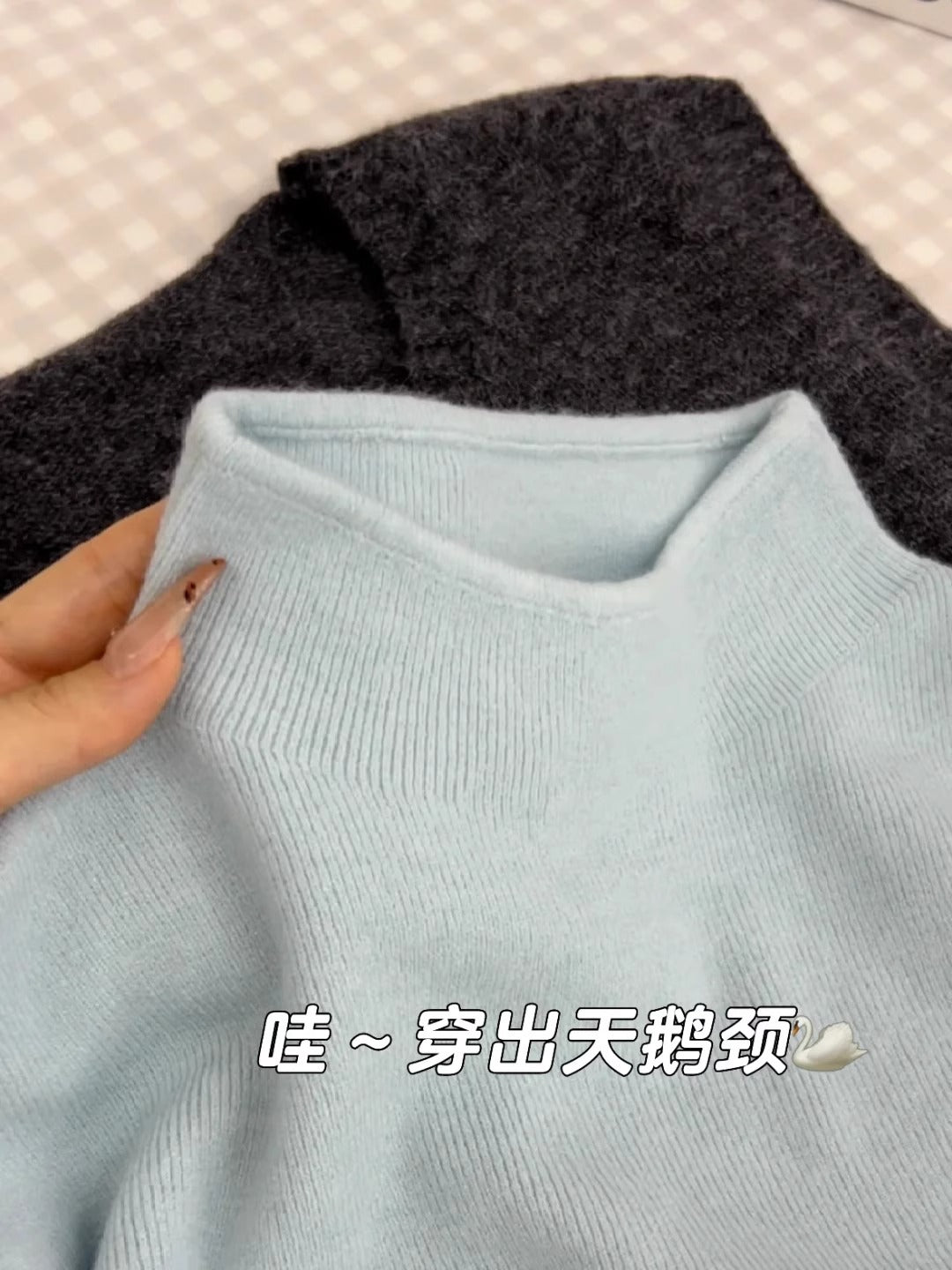 Soft and Cozy Half Turtleneck Knitted Sweater for Women, Autumn and Winter Versatile Top, Korean Style Slimming Solid Color Inner Layer, Mid-Neck Sweater, Base Shirt