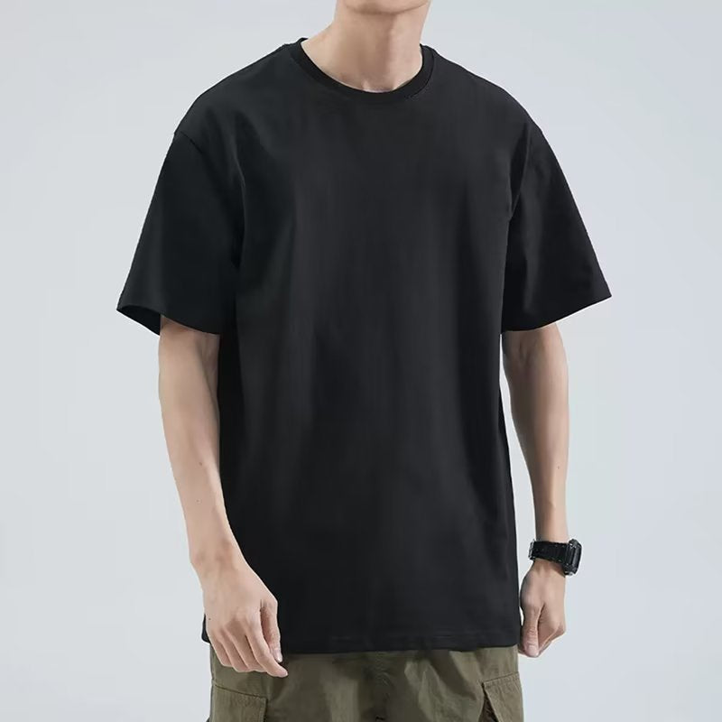 Summer New Short Sleeve Loose t T-shirt Men Fashion Brands Casual Half Sleeve Trendy T-shirt Bottoming Shirt Half Sleeve Shirt