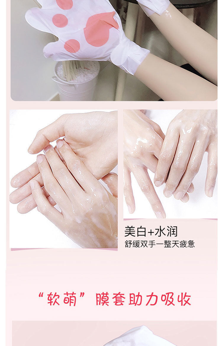 (Manufacturer Genuine Wholesale)Niacinamide Cat Claw Hand Mask Moisturizing Replenishing Whitening Hand Care Hand Mask Foot Mask