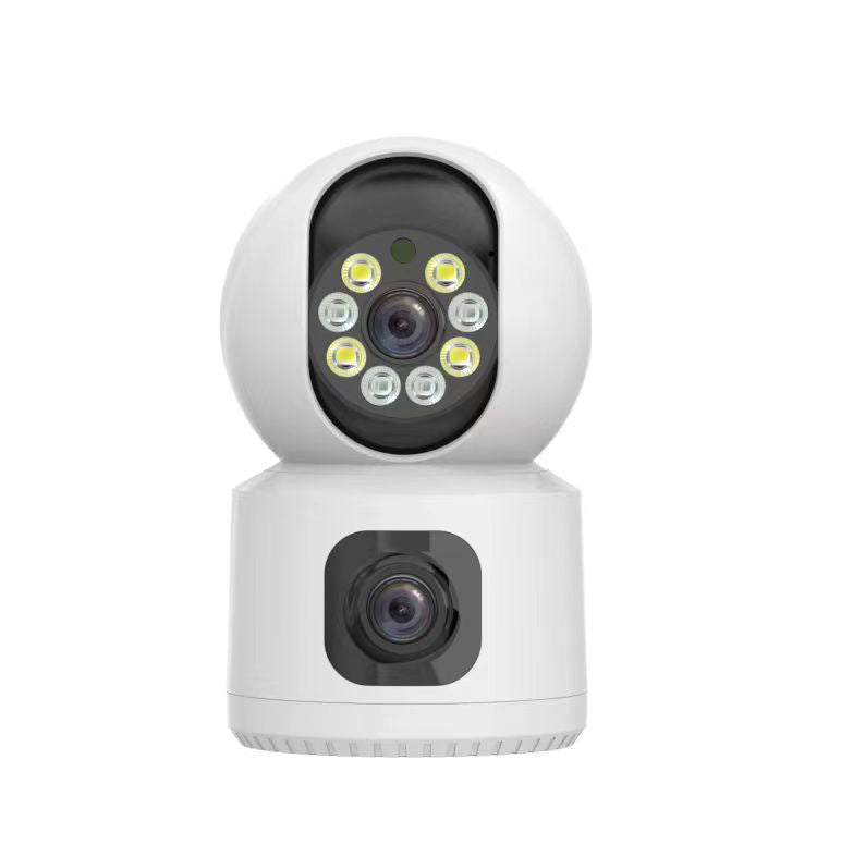 Monitor with Night Vision Surveillance Camera for Home Use Dual Screen360Degree Rotation Mobile Phone Remote Intercom