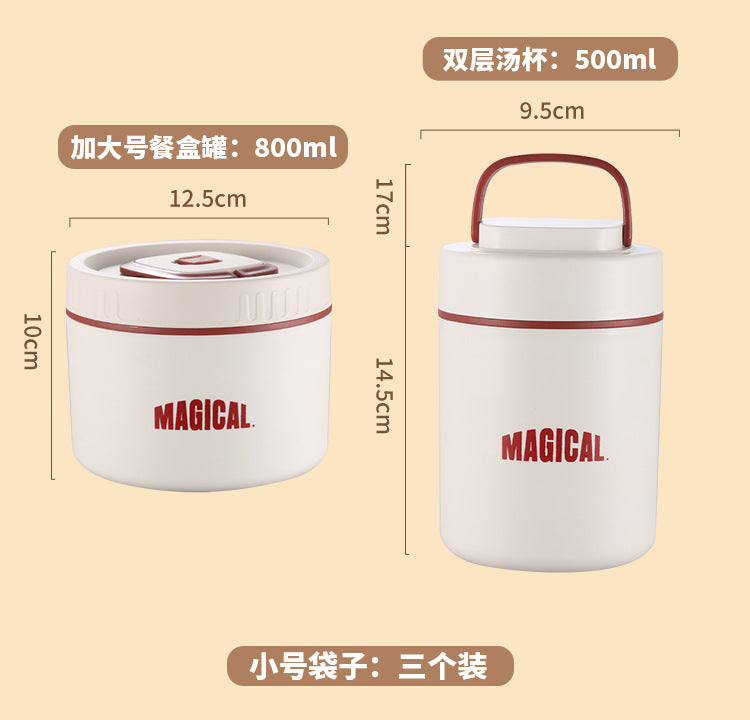 Corporate Annual Meeting Gifts Opening Offer logo Souvenirs for employees and customers lunch boxes bento cutlery gift set
