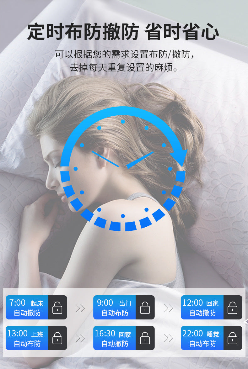 PGST Graffiti Alarm4G Tuya Smart Alarm Host Anti-Theft Alarm Wireless Infrared Infrared Alarm