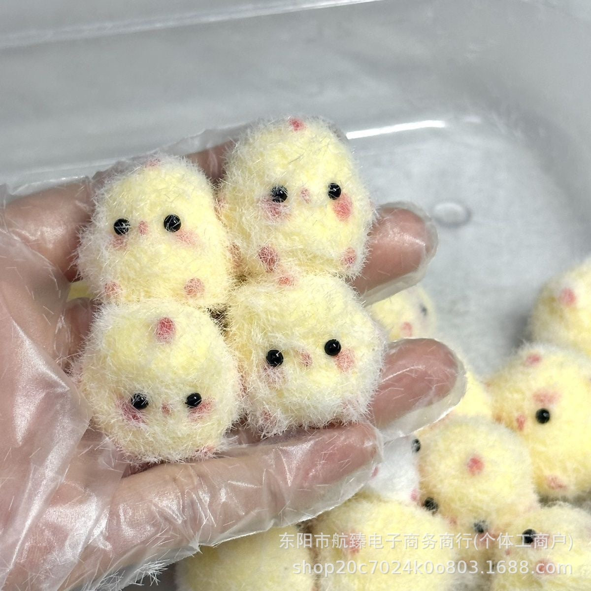 【Same Low Price】Silicone Chick Squeeze Toy Handmade Chicken Doll Stress Relief Funny Little Red Book Style Plush Toy