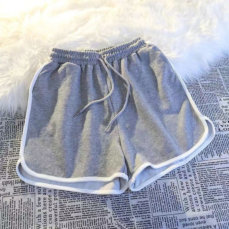 Sports Shorts Homewear for Women Summer Lazy Style Running Shorts Sleep Shorts Petite Morning Jogging Trendy Three-Quarter Cross-Border